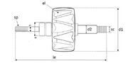 Ротор генератора AVA1830