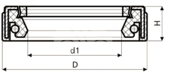 Сальник рулевой рейки HAZ0674