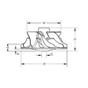 Крыльчатка турбокомпрессора MIT0749