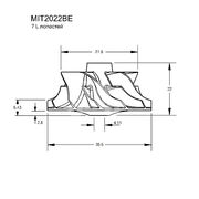 Крыльчатка турбокомпрессора MIT2022