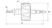 Ротор генератора AVB1849