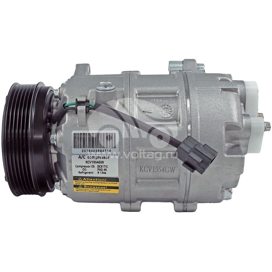 Компрессор кондиционера автомобиля KCV1954 Компрессор кондиционера автомобиля KCV1954
