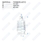 Пыльник рулевой рейки RDZ0434MG