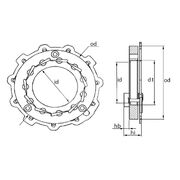 Геометрия турбокомпрессора MGT0121