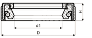 Сальник рулевой рейки HAZ1446