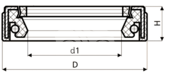 Сальник рулевой рейки HAZ1516