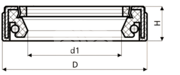 Сальник рулевой рейки HAZ0644ATG