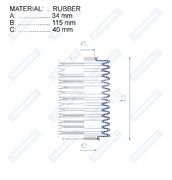 Пыльник рулевой рейки RDZ0232MG