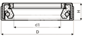 Сальник рулевой рейки HAZ0840