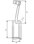 Щетки мотора отопителя KSB0023